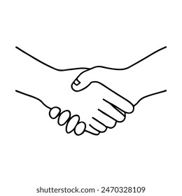 Hold one's hands continuous line drawing. one line art, People shaking hands one line. Vector illustration for poster, card, logo, banner valentine day, wedding,Coffee cup and t-shirt