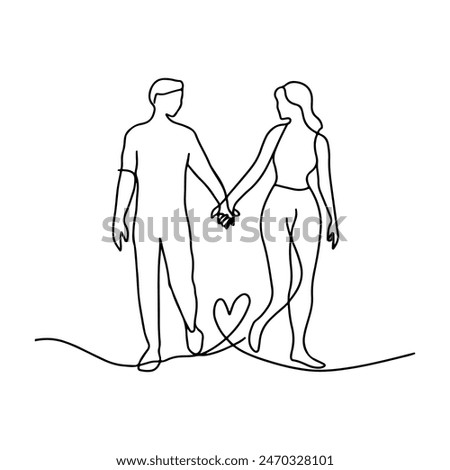 Hold one's hands continuous line drawing. one line art, People shaking hands one line. Vector illustration for poster, card, logo, banner valentine day, wedding,Coffee cup and t-shirt