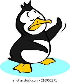 hold the penguin