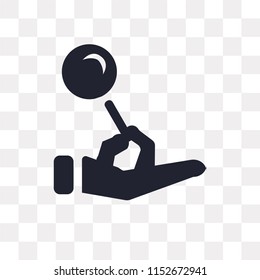 Hold vector icon isolated on transparent background, Hold logo concept