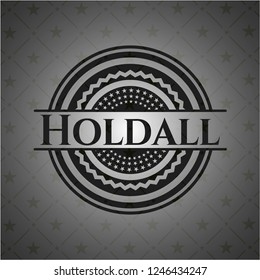 Holdall dark icon or emblem