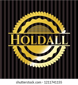 Holdall Gold Shiny Emblem