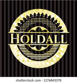 Holdall golden emblem
