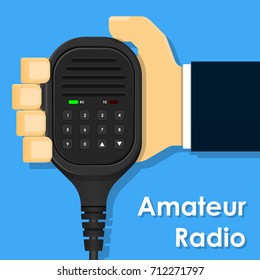 Holder Mobile Speaker Mic Radio Transceiver Amateur Radio Hobby Electronic Ham Radio Telecommunication