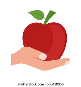 Holding Apple