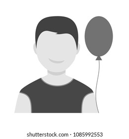 Holding balloons icon