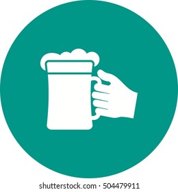 Holding Beer Glass