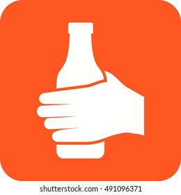 Holding Bottle