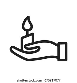 Holding Candle