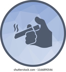 Holding Cigarette Icon