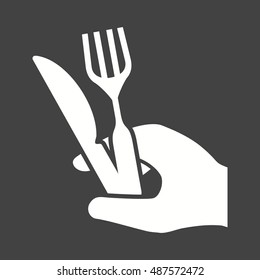 Holding Fork and Knife