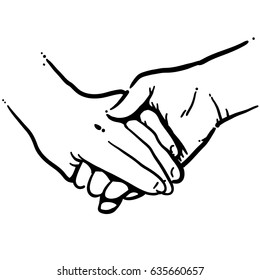 Similar Images, Stock Photos & Vectors of holding hands - 58264792 ...