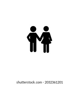 Holding Hand Icon Isolated On White Background
