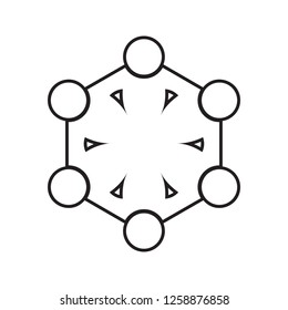 holding hands icon. Element of Conversation and Friendship for mobile concept and web apps icon. Thin line icon for website design and development, app development