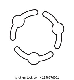 holding hands icon. Element of cyber security for mobile concept and web apps icon. Thin line icon for website design and development, app development