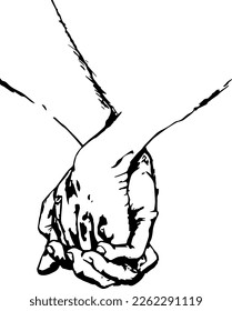 Mantener el arte de la línea de mano como arte creativo