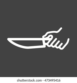 Holding Knife