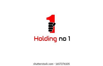 Holding Number 1 (one) Logo
