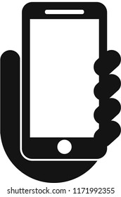 Holding Phone Icon