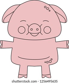 holding pig 2019