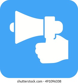 Holding Speaker
