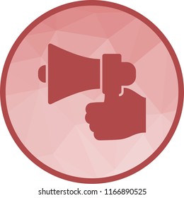 Holding Speaker Icon