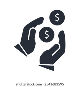 ícone de estoque de retenção. vetor.Sinal de estilo editável de traço.linear para uso web design,ilustração logo.Symbol.