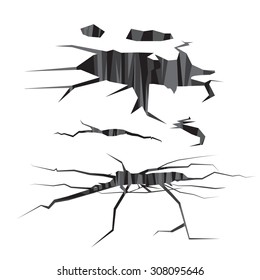Hole design with gray color for put some graphic and presentation something above
