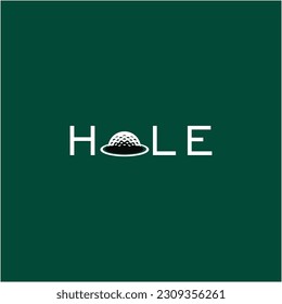 Hole Golf logo icon vector template.eps