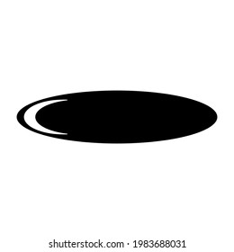 Hole icon isolated vector illustration. High quality black style vector icon