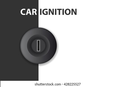 Hole For The Ignition Key Car