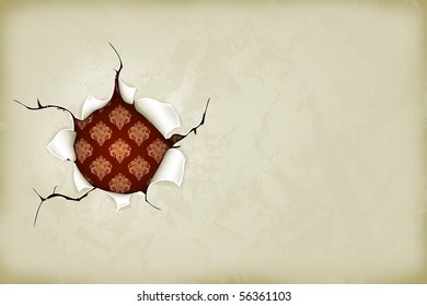 Hole in the paper, eps10