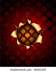 Hole in the paper, vector