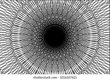 hole power line circle radial pattern sun in vector
