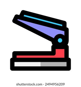 Lochstanzer-Flachsymbol. Büro-, Arbeits- und Schulausstattung. Geeignet für Schnittstellen, Websites, UI und mobile Anwendungen.