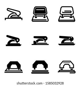 hole punch icon isolated sign symbol vector illustration - Collection of high quality black style vector icons
