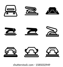 hole punch icon isolated sign symbol vector illustration - Collection of high quality black style vector icons
