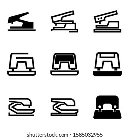 hole punch icon isolated sign symbol vector illustration - Collection of high quality black style vector icons

