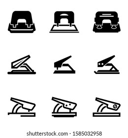 hole punch icon isolated sign symbol vector illustration - Collection of high quality black style vector icons
