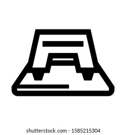 hole punch icon isolated sign symbol vector illustration - high quality black style vector icons
