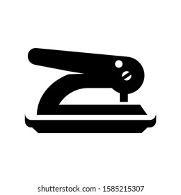 hole punch icon isolated sign symbol vector illustration - high quality black style vector icons

