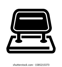 hole punch icon isolated sign symbol vector illustration - high quality black style vector icons
