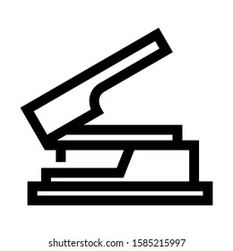 hole punch icon isolated sign symbol vector illustration - high quality black style vector icons
