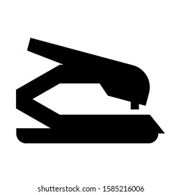 hole punch icon isolated sign symbol vector illustration - high quality black style vector icons

