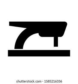 hole punch icon isolated sign symbol vector illustration - high quality black style vector icons
