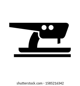hole punch icon isolated sign symbol vector illustration - high quality black style vector icons
