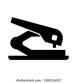 hole punch icon isolated sign symbol vector illustration - high quality black style vector icons
