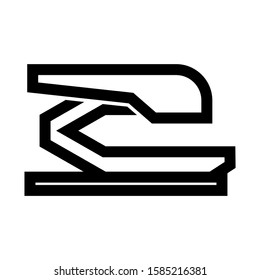 hole punch icon isolated sign symbol vector illustration - high quality black style vector icons
