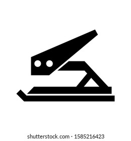 hole punch icon isolated sign symbol vector illustration - high quality black style vector icons
