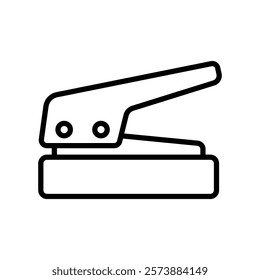 hole punch icon vector design template simple and clean